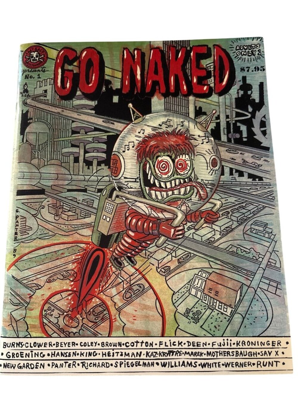 Go Naked No. 1 Adults Only Comic Book By Fantagraphics 1986